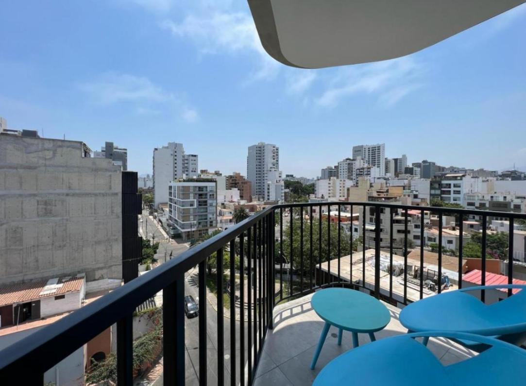Exclusivo Y Moderno Depa En Miraflores Vista Al Mar Y A La Ciudad Amoblado Apartments Ліма Екстер'єр фото