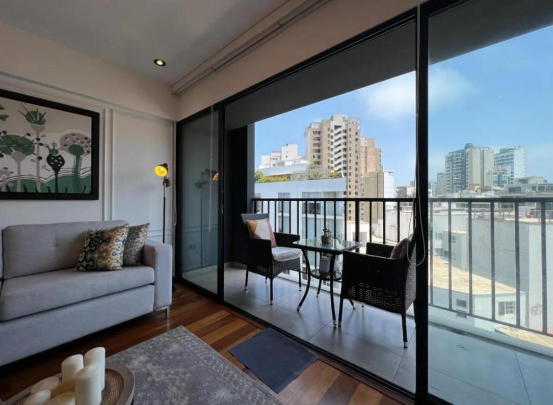 Exclusivo Y Moderno Depa En Miraflores Vista Al Mar Y A La Ciudad Amoblado Apartments Ліма Екстер'єр фото