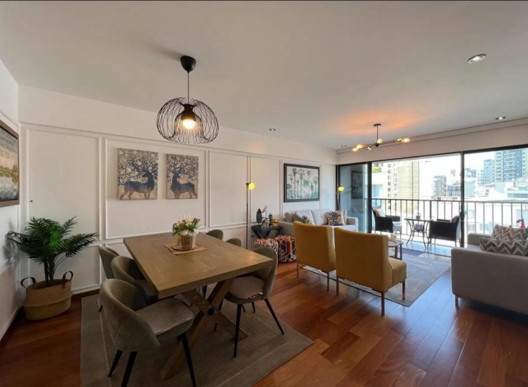 Exclusivo Y Moderno Depa En Miraflores Vista Al Mar Y A La Ciudad Amoblado Apartments Ліма Екстер'єр фото