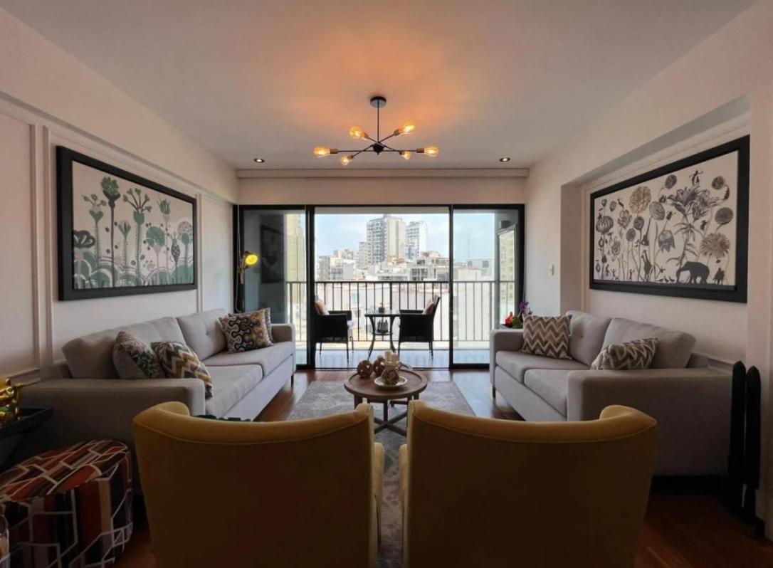 Exclusivo Y Moderno Depa En Miraflores Vista Al Mar Y A La Ciudad Amoblado Apartments Ліма Екстер'єр фото