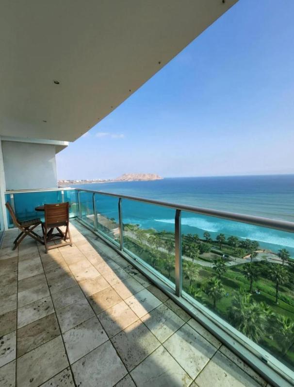 Exclusivo Y Moderno Depa En Miraflores Vista Al Mar Y A La Ciudad Amoblado Apartments Ліма Екстер'єр фото